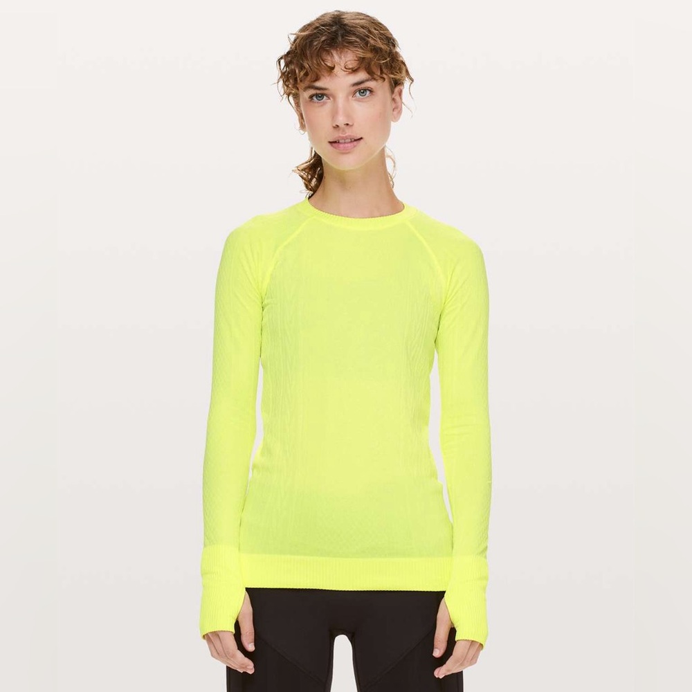 Lululemon Rest Less Pullover in Ray / White